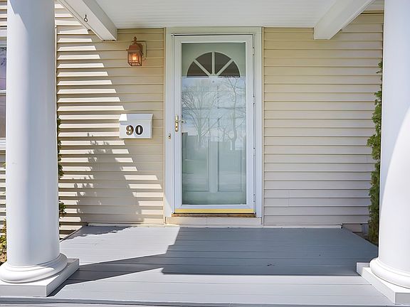 Front porch can accommodate rocking chairs
