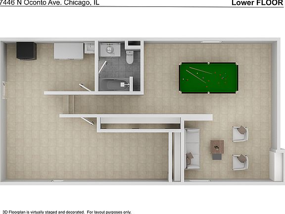 3rd image of 7446 N Oconto Ave