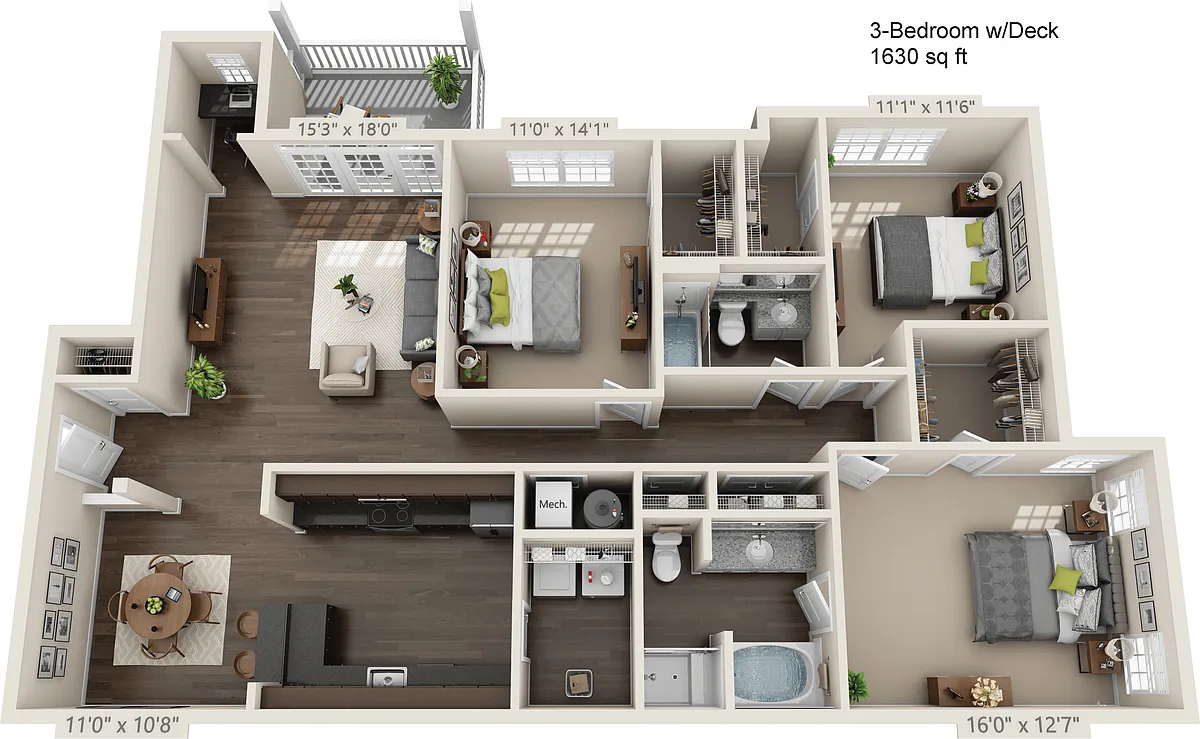 Floor plan Picturesque-D
