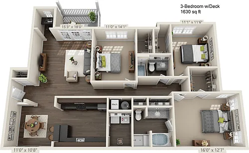 Floor plan Picturesque-D