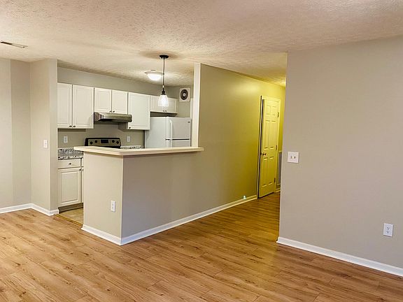 Kitchen with new countertops and backsplash