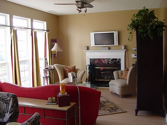 Family Room with flat panel TV & Surround Sound System