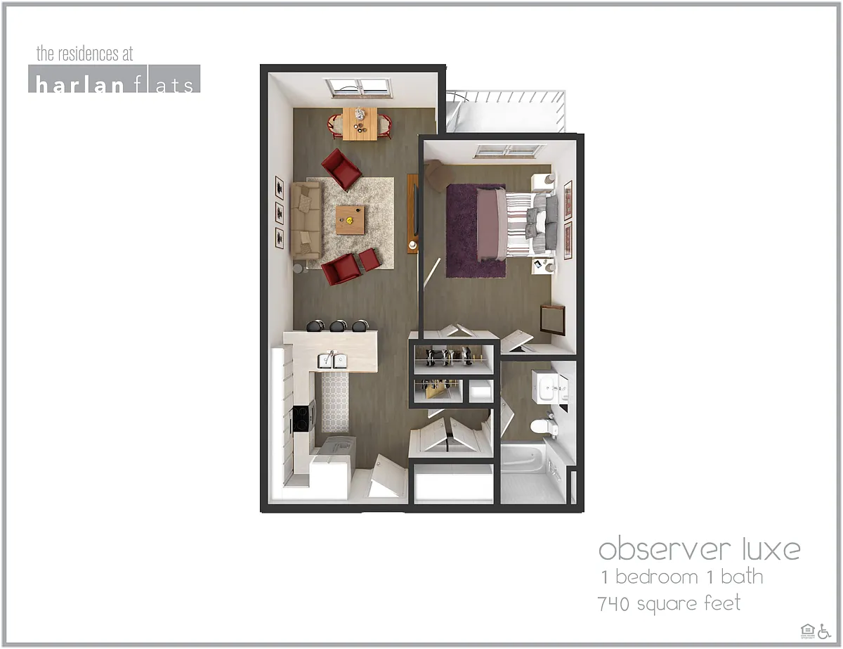 Floor plan The Observer Luxe