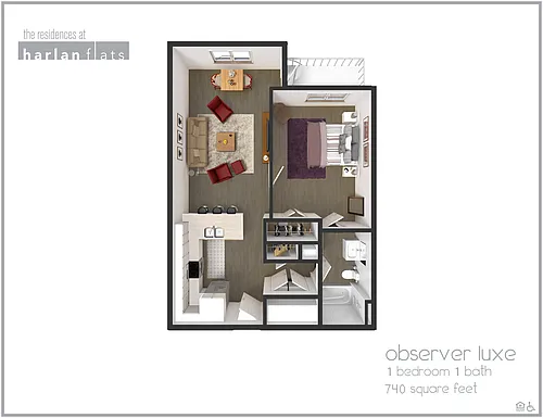 Floor plan The Observer Luxe