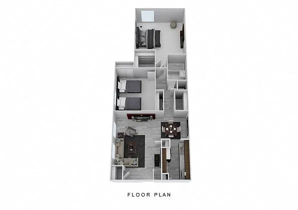 Floor plan 2 Bedroom Deluxe