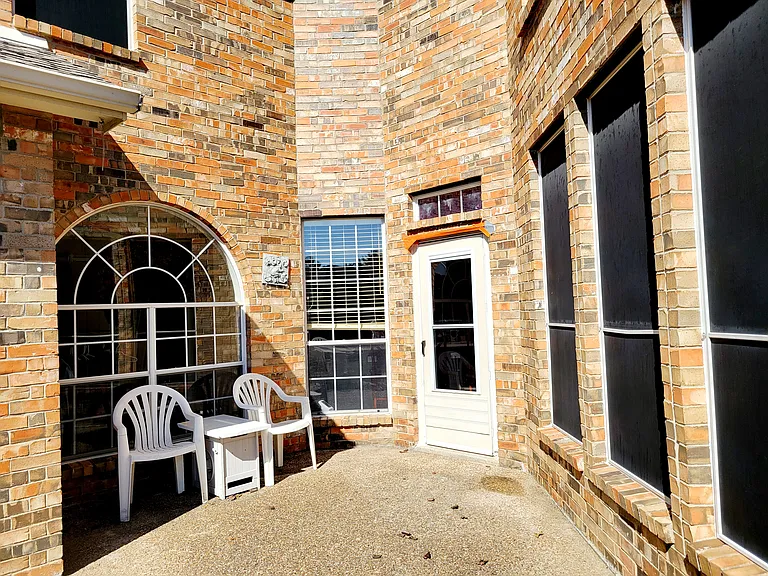 Garden patio - visible from kitchen - kitecher dining room and main living areas