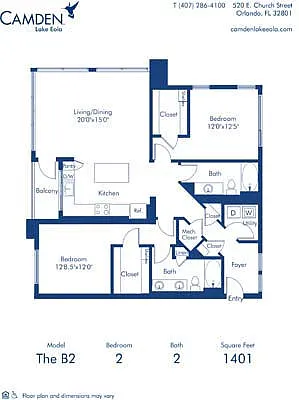 Floor plan The B2