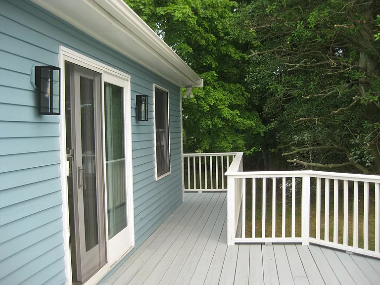 Slider to a large private deck