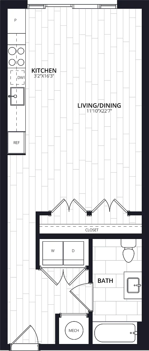 Floor plan Studio-S321