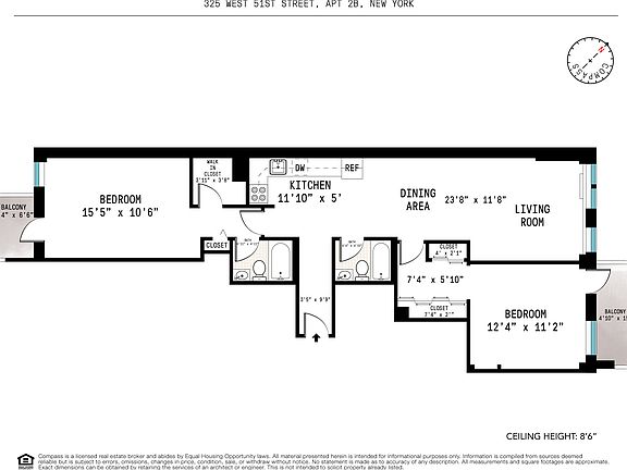 2nd image of 325 W 51st St APT 2B