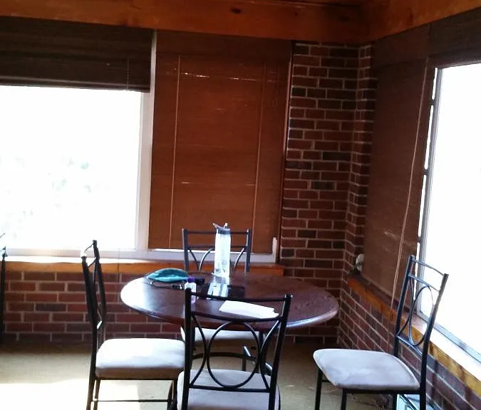 Sunroom off kitchen