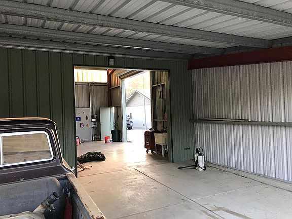 Rear covered parking access