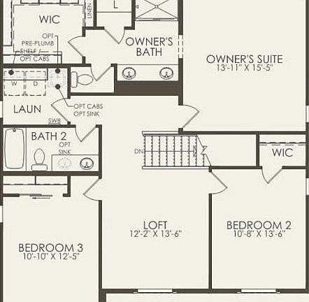Second Floor 3 br 2.5 ba