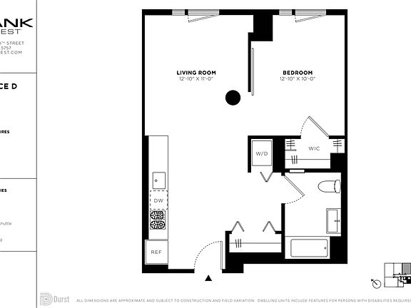 2nd image of 600 W 58th St APT 10D
