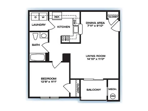 Floor plan The Bristol
