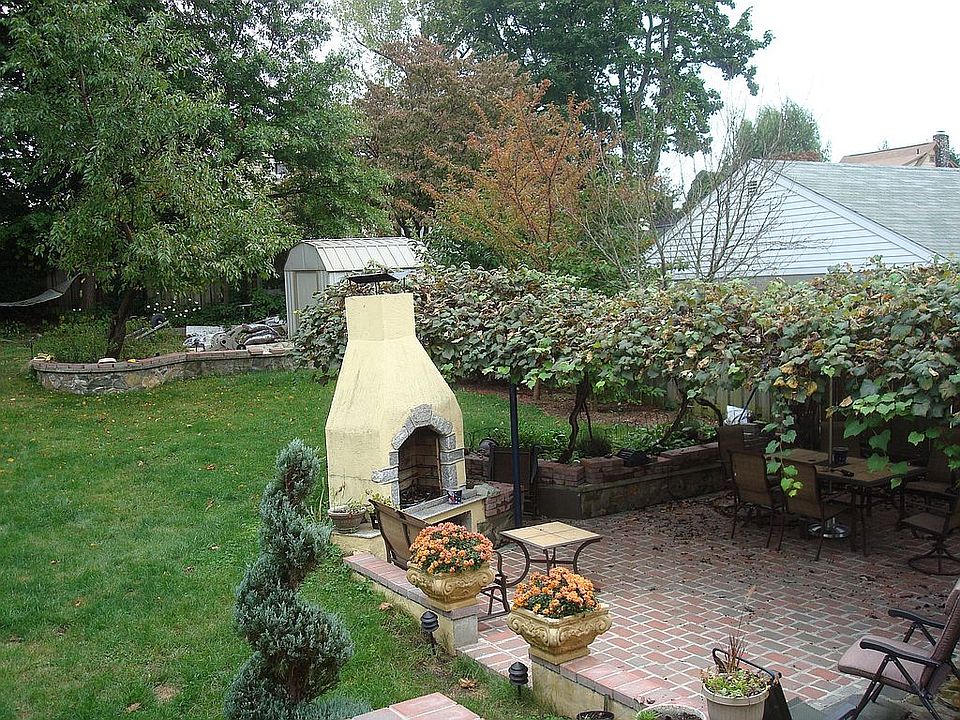 Grape Arbor-Patio-Fireplace