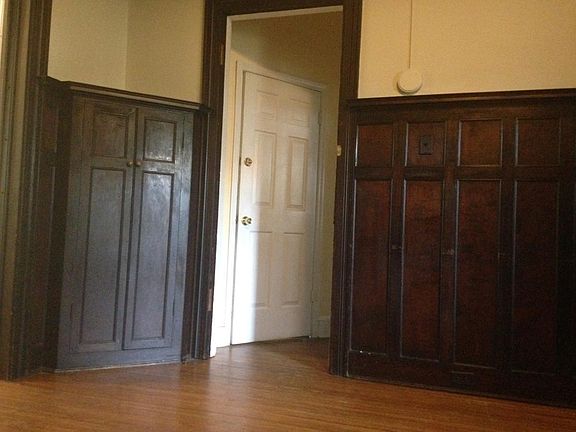 Entry to Living Room with Original woodwork