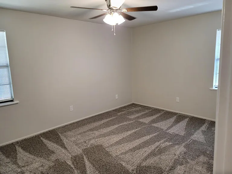 Primary bedroom as seen from the hallway entrance.
14'6"x11'1"