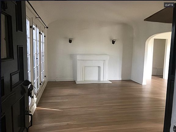 Front door view into apartment