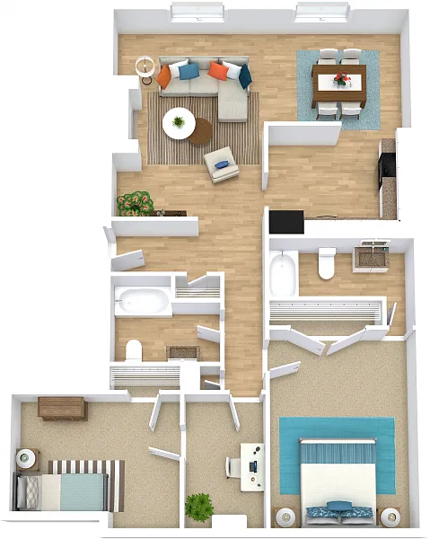 Floor plan B3
