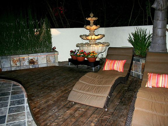 Evening in Back Patio