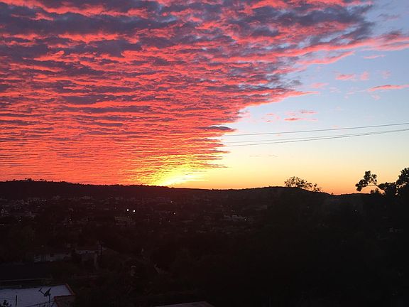Sunset from the house