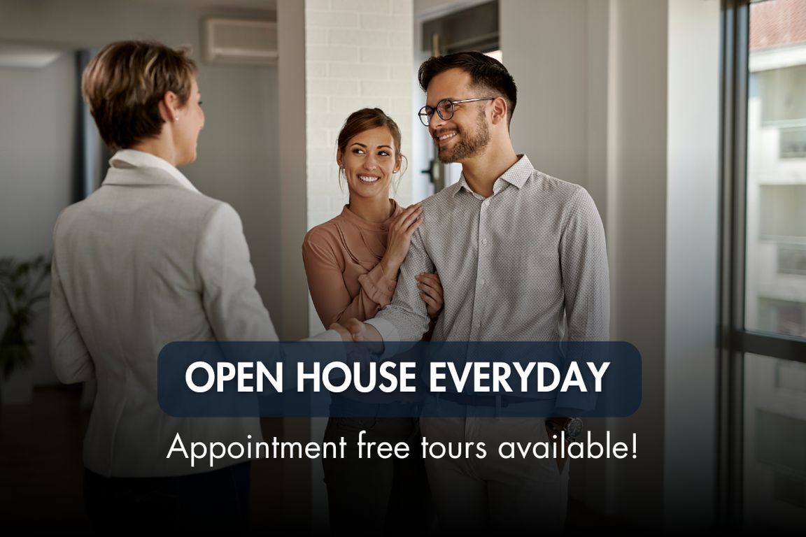 Visit anytime during our opening hours for a personalized tour! No appointment required.