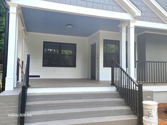 front porch is looking good!