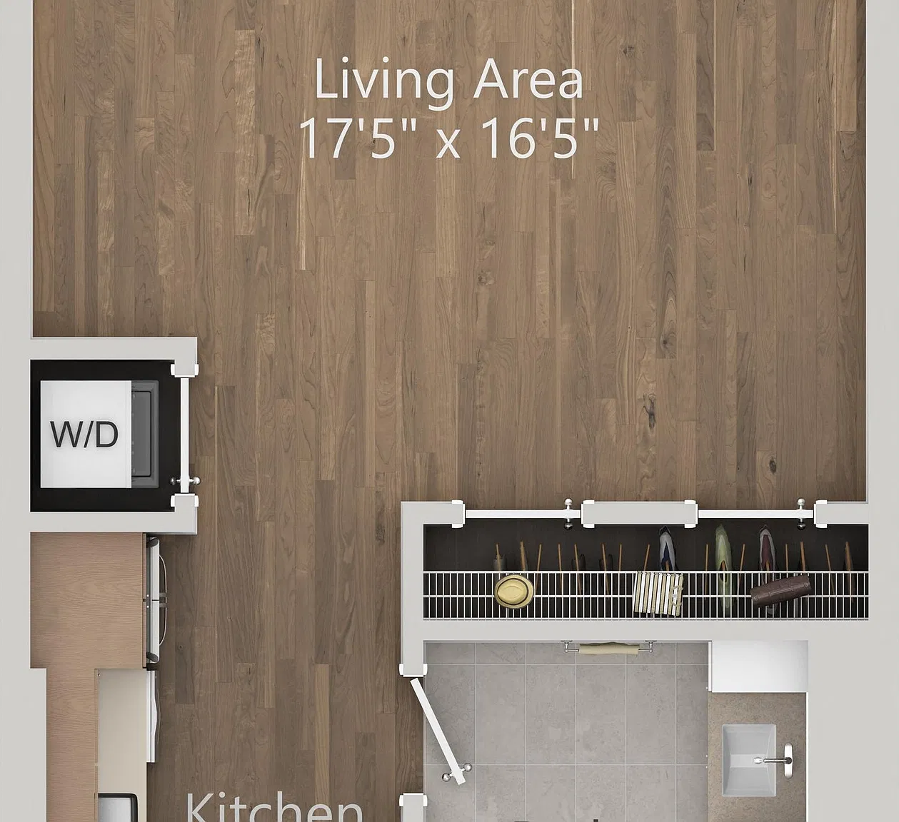 Studio, 1.0 bath, 520 sqft, $2,829 — Photo 1