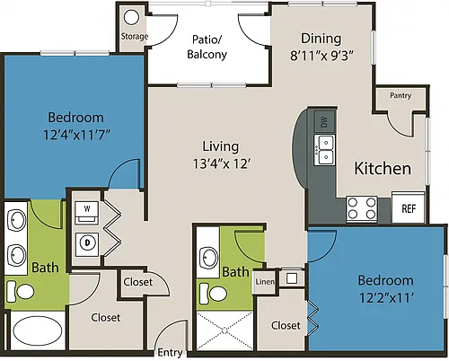 Floor plan B2