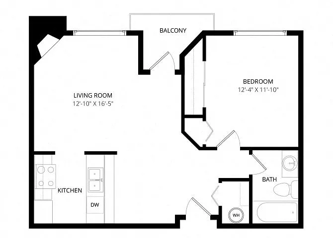 Floor plan 1BR