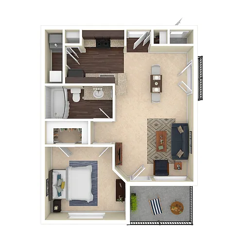 Floor plan A1 Renovated