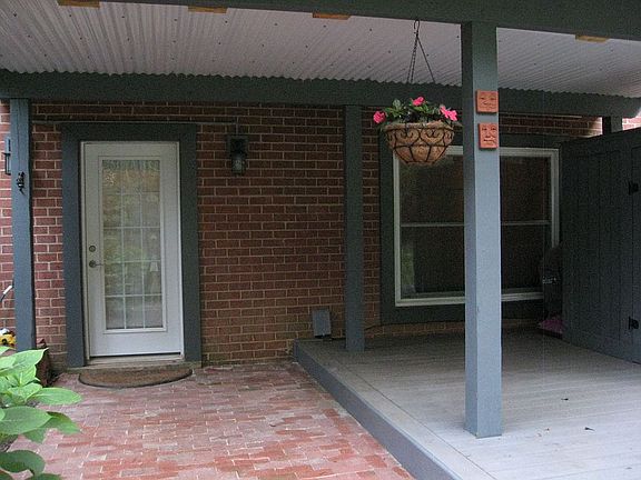 Rear - Brick patio/walkway