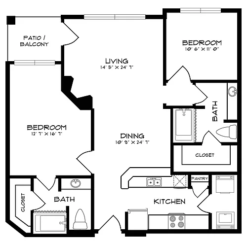 Floor plan B2