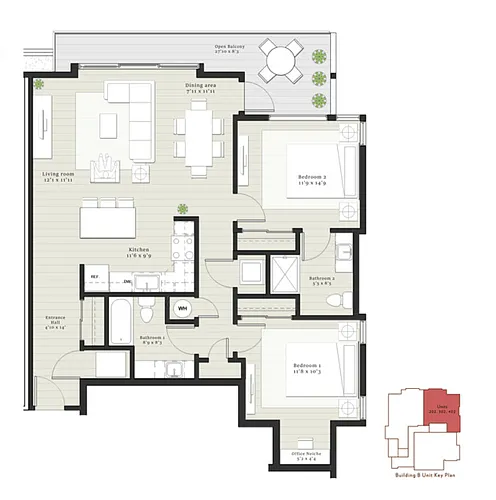 Floor plan 20B