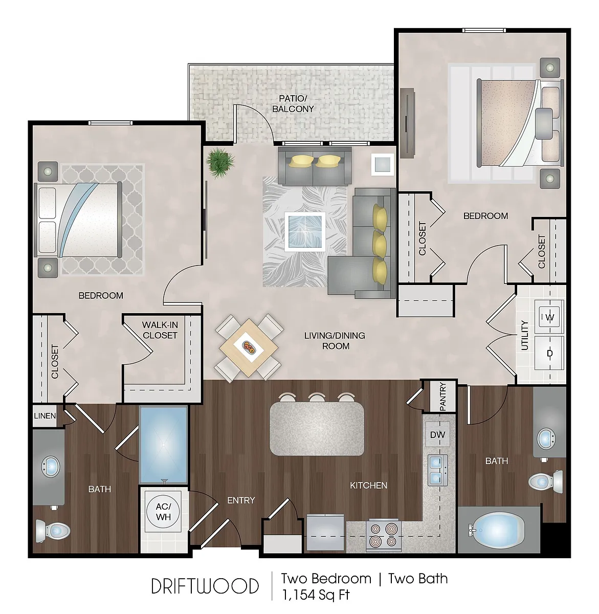Floor plan Driftwood