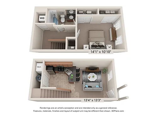 Floor plan Bentley Town - FARMS