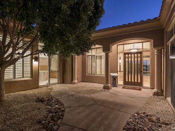 Romantic entry courtyard