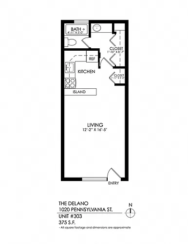 Floor plan Studio