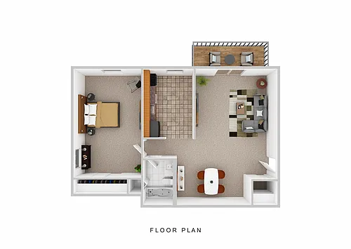 Floor plan 1 Bedroom