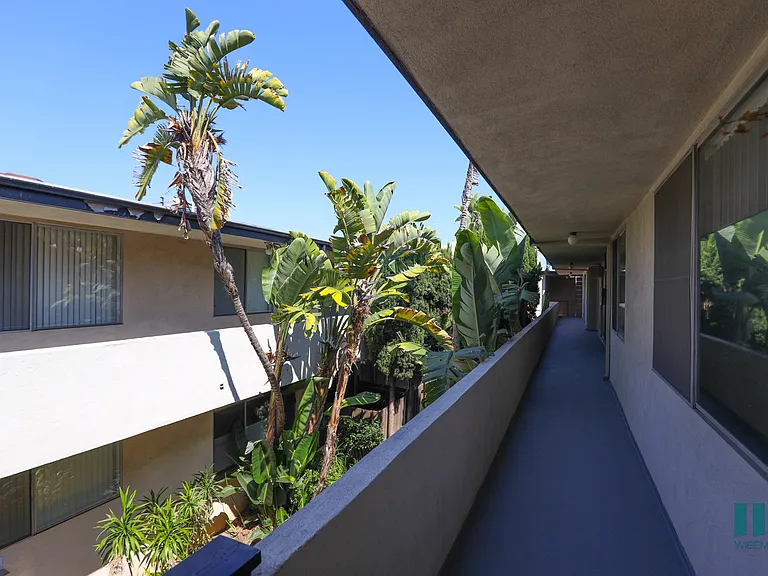 Upper Level View of the Interior Courtyard