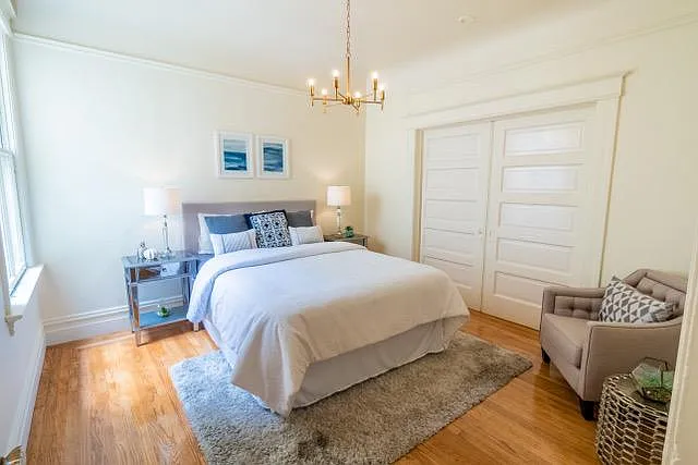Bedroom #2, Great natural light, spacious, harwdood floors.