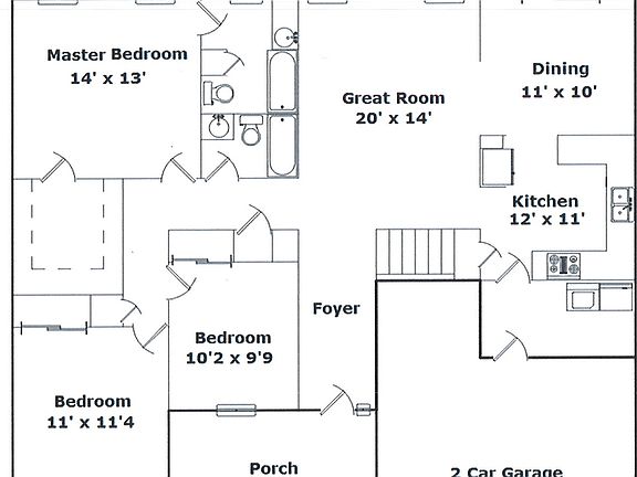 Willow I Floor Plan