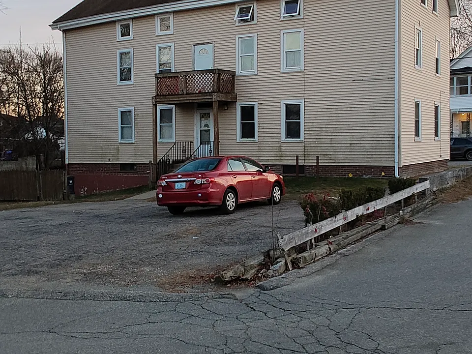 rear parking area
