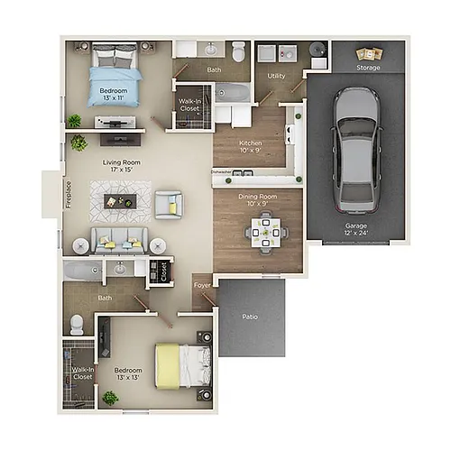 Floor plan The Deluxe Reserve