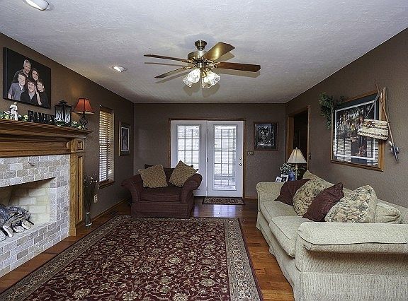 Exquisite stained wood trim throughout