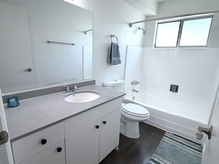 1st Hall Bath with tub/shower combo