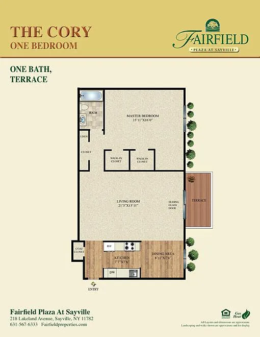 Floor plan The Cory
