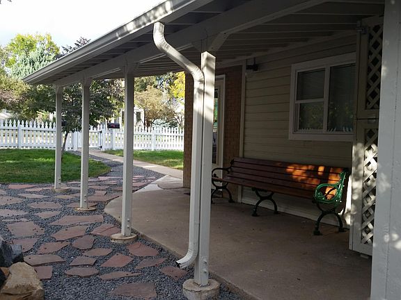 Lovely covered patio