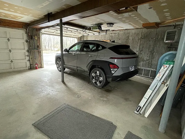 2 bay heated garage